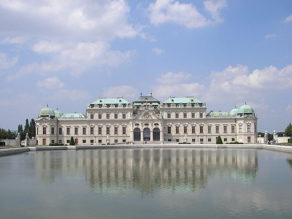 Belvedere palace in Vienna