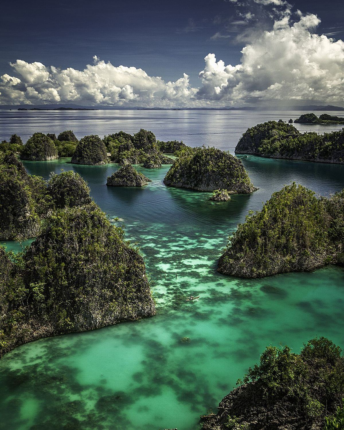Islets of Piaynemo in Raja Ampat