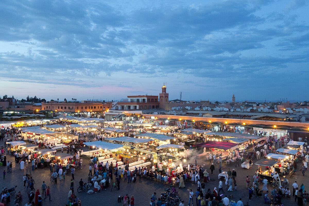 Jemaa el-Fnaa square in Marrakesh
