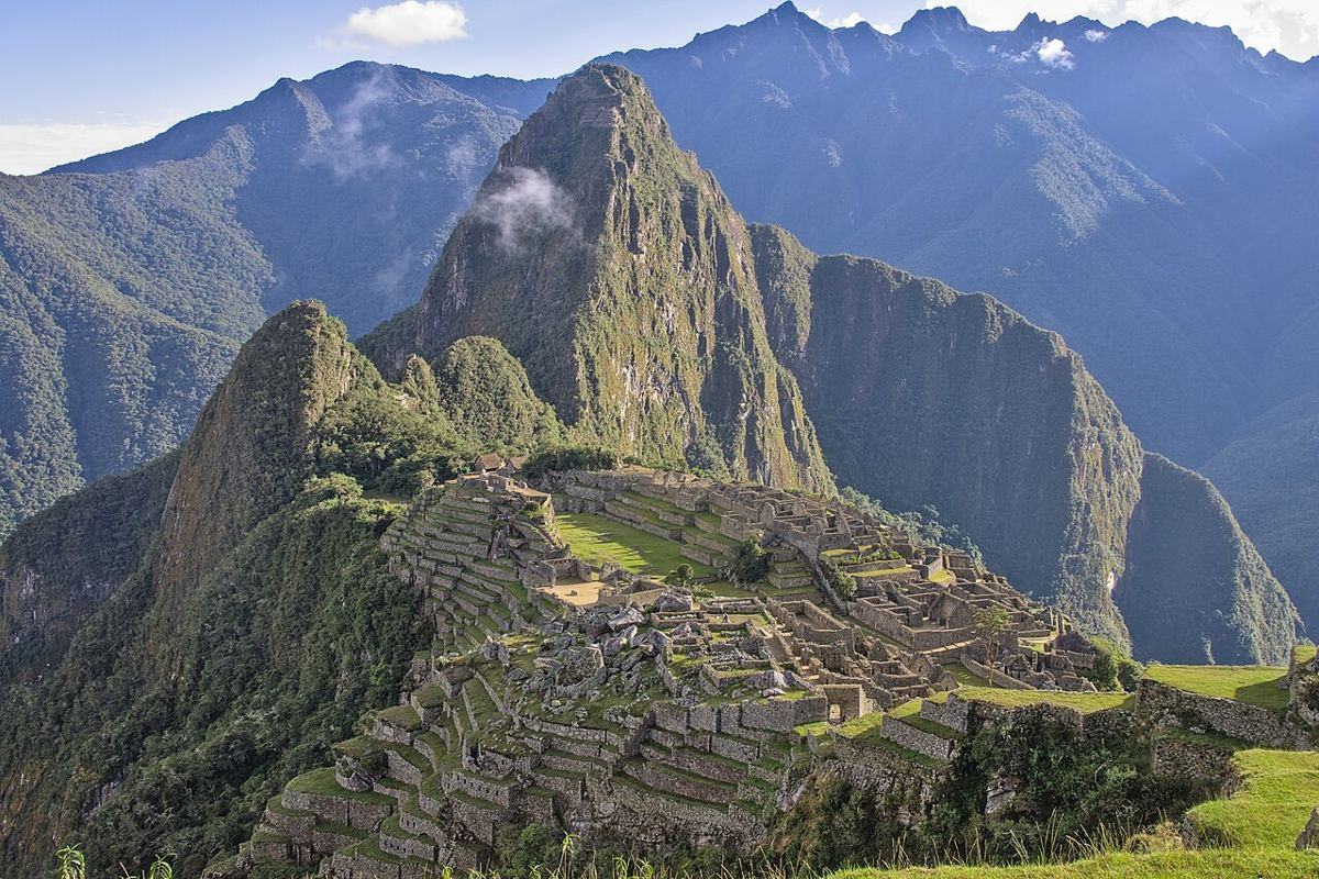 Machu Picchu with Huayna Picchu behind